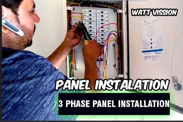 How to Install 3-Phase Distribution Panel