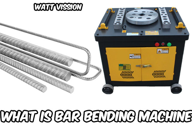 What is bar bending machine with wiring diagram