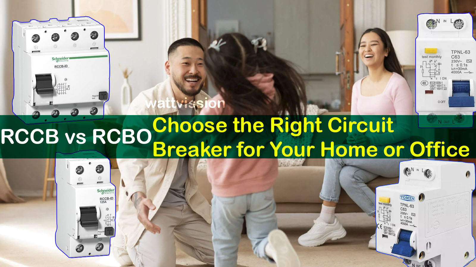 RCCB VS RCBO Choose the Right Circuit Breaker for Your Home or Office