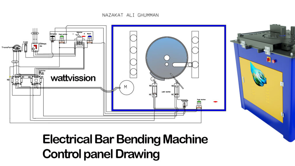 Bar Bending Machine Control Panel Wiring Explanation
