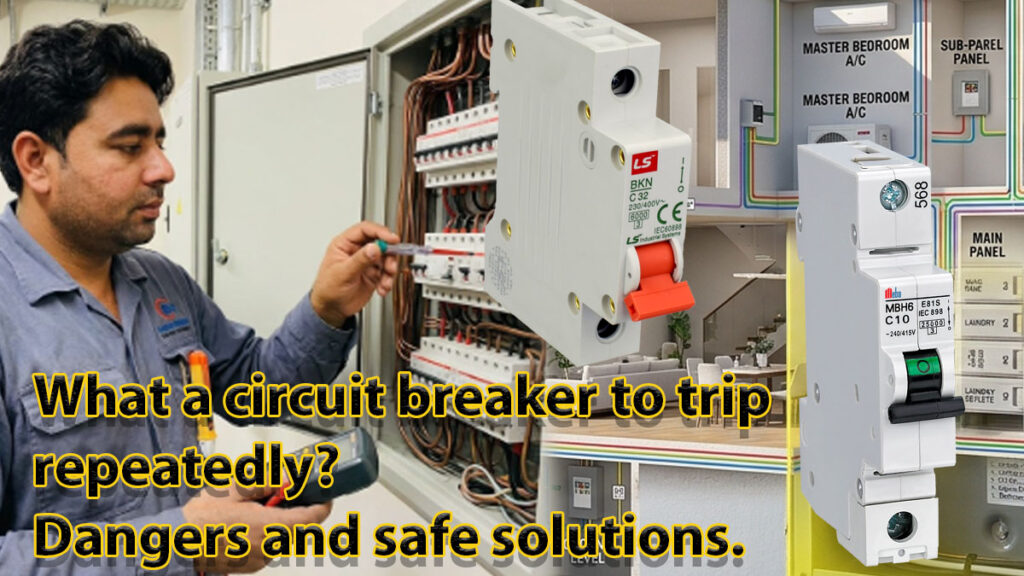What a circuit breaker to trip repeatedly? Dangers and safe solutions.