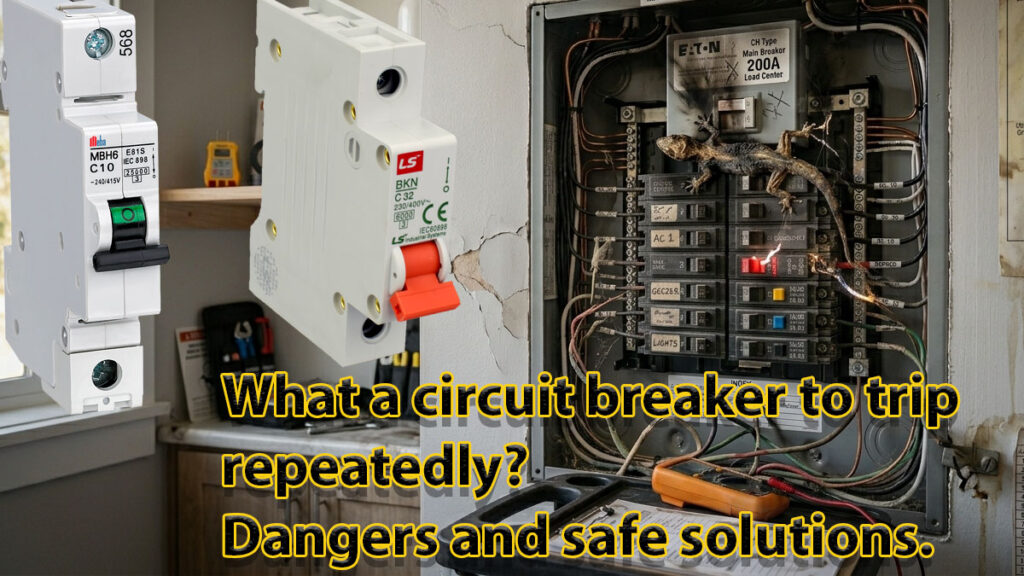 What a circuit breaker to trip repeatedly? Dangers and safe solutions.